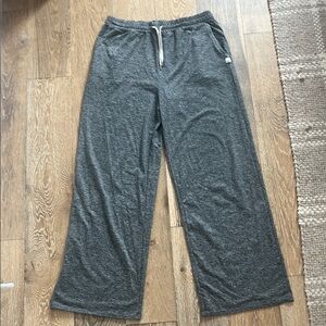 Vuori gray wide leg pants